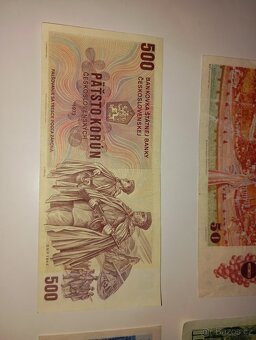 SESTAVA BANKOVEK 10-1000 KČS, 80. LÉTA, 6 RŮZNÝCH NOMINÁLŮ - 10