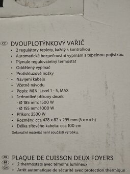 SILVERCREST® Dvouplotýnkový vařič SDK 2500 C1 - 10