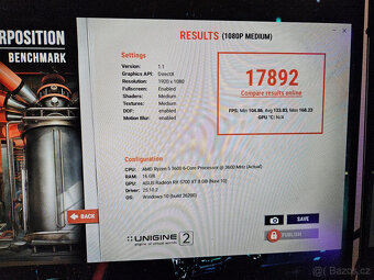 🔥 Herní PC Ryzen 5|RX5700XT|16GB|1TB SSD|WiFi|ARGB|NOVÉ - 10