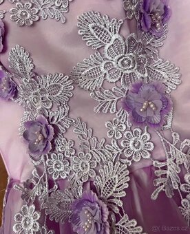 Maturitní/plesové šaty světle fialové - 10