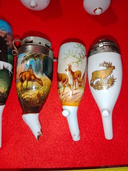 Fajfky porcelánové, Krakonoš, dřevěné atd. - 10