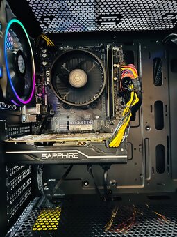 Herní pc Ryzen 5, 16GB DDR4, 2TB SSD+HDD, RX 570, Win 11 - 10