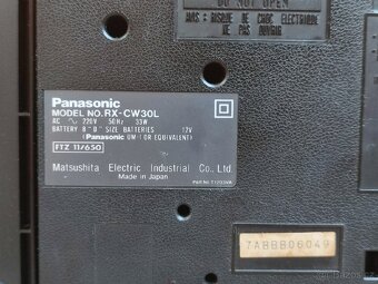 PORTABLE STEREO COMPONENT SYSTEM PANASONIC RX - CW30L. - 10