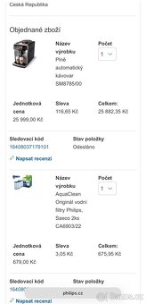 Saeco plně automatický kávovar SM8785/00 - 10