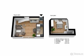 Prodej půdního prostoru + bytové jednotky, 182 m2, Praha 4 - 10