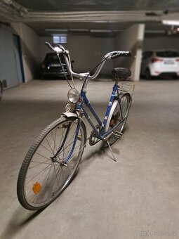 2 retro dámská kola - modrá Eska a zlatá Liberta - 10