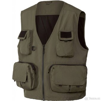 Rybářská vesta, černá barva, nová, velikost M 48/50 EUR - 10