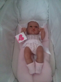 PROUTĚNY KOČAREK S MADEIR. KRAJKOU+ PANENKA ARIES NATAL 33cm - 10