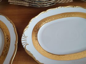 Jídelní servis se silným zlatým lemem THUN - 10