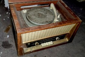 Dřevěné rádio, 40ks, Gramofony magnetofon - 10