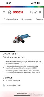 Bosch GWX 9-125 S X-LOCK bruska - 10
