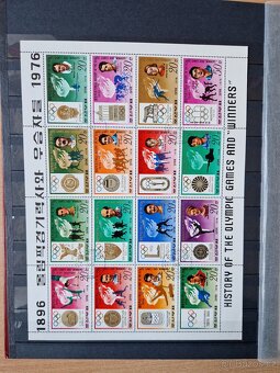 Poštovní známky - aršíky v albu. - 10