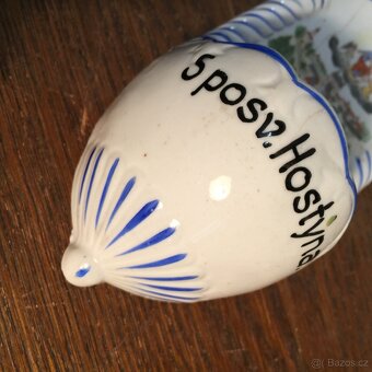stoletá porcelánová malovaná kropenka - 10