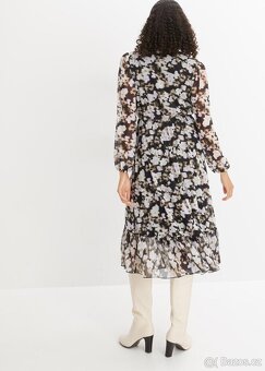 Elegantní krásné midi šaty 40/42 - 10