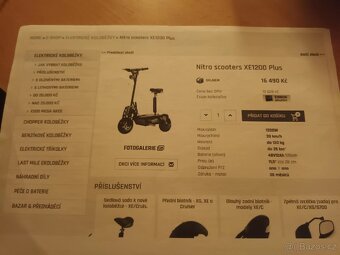 Elektrická koloběžka Nitro scooters XE 1200 - 10