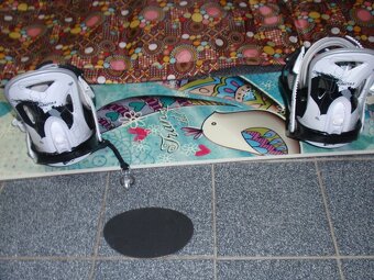 NOVÝ DÁMSKÝ SNOWBOARD 152 CM TRANS+VAK+VÁZÁNÍ ELFGEN - 10