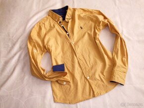 Ralph Lauren pánska slim košeľa roll up rukáv M - 10