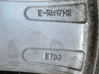 Original ALU kolo 3x Audi 17" 7J ET33 zimní pneu 235/65/R17 - 10