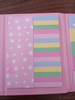 Dětská dívčí sada - deníčky, omalovánky pastelky - 10