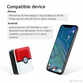 Pokemon Go Plus čtvercový, USB nabijecí(nový) - 10