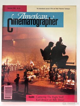 Set vintage filmového časopisu Cinematographer z osmdesátek - 10