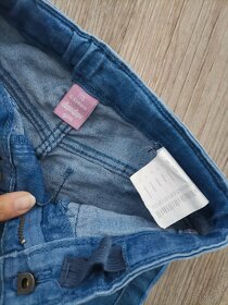 Dívčí kalhoty, rifle, vel. 104, 110 - 10