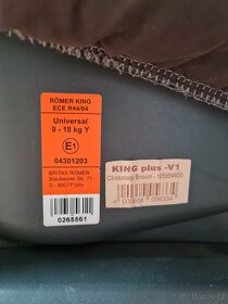 RÖMER KING plus V1 ECE R44/04 autosedačka 9-18kg - 10