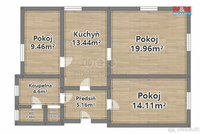 Prodej bytu 3+1, 69 m², Horšovský Týn, ul. Dvořákova - 10