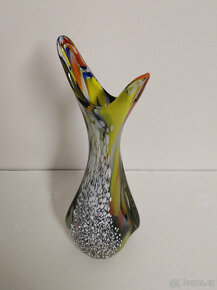 Luxusná umelecká váza z hútneho skla - 10
