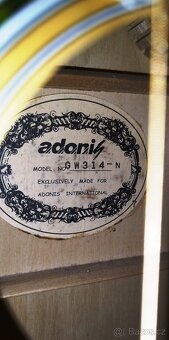 Prodávám ZÁNOVNÍ KRÁSNOU akustickou kytaru ADONIS - 10