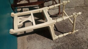 Stará dřevěná židle 2ks. - 10