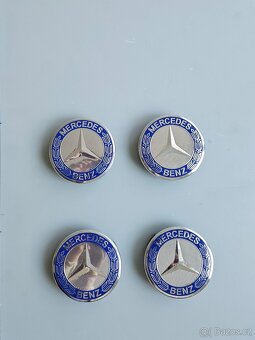 Středové krytky kol Mercedes, 75 mm - 10