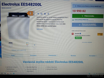 Myčka nádobí ELECTROLUX EES48200L (NOVÁ) se SLEVOU - 10