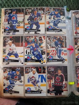 Album hokejových karet NHL 1990–1993 (cca 700 ks, Pro Set, S - 10