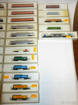 Sada 213 kusů lokomotivy Märklin Z-rail Mini-Club 57x - 10