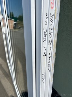 VELIKÉ TERASOVÉ PVC DVEŘE OTV.VENOTHERM 208x230-PLZEŇ - 10