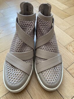 Kožené kotníkové boty Marc Cain - 10