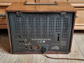 Funkční staré předválečné rádio Telefunken 543WL, rok 1935 - 10