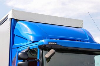 VALNÍK S PLACHTOU 18-PALETOVÝ + HYDRAULICKÉ ČELO SCANIA P250 - 10