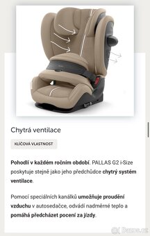 50% sleva - Cybex Pallas G2 i-Size Beige Plus 2025 - 10
