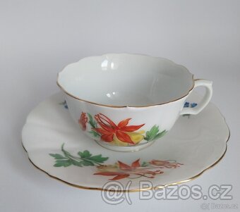 Starožitný porcelánový šálek Míšeň - Meissen - 10