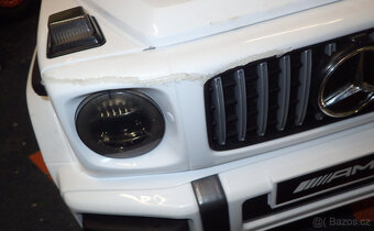 Dětské elektrické auto Mercedes G63 AMG bílá - 10
