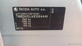 Fabia 1.2i 51kW 141t.km, původ ČR, TOP VÝBAVA -Nová STK - 10