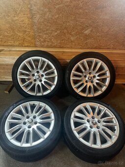 ALU Kola ŠKODA 5x112 R17 CEPEUS Letní Pneu 225/45/17 - 10