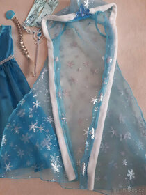 Frozen-Ledové království, Elsa-kostým (šaty,plášť) a doplňky - 10