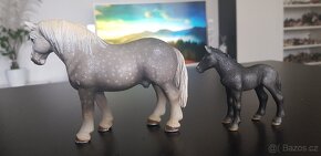 Schleich koně clydesdale, percheron, ardénský kůň, norický k - 10