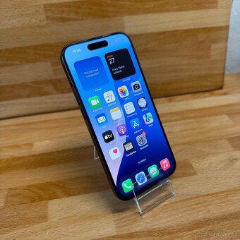 iPhone 15 Pro 256GB, modrý Titan, eSIM (rok záruka) - 10