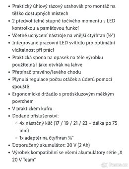 Ráz Utahovák Parkside V20 - 10