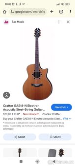 Crafter gae 18/n elektroakustická kytara - 10