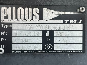 Pásová pila Pilous ARG250 Standard HG - 10